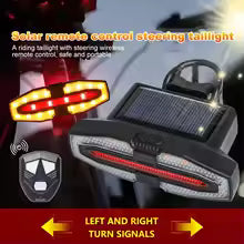 Turn Signal Bike Tail Lights Wireless Remote Control Bicycle Taillight Direction Indicator Rechargeable Road Cycling Rear Lamp
